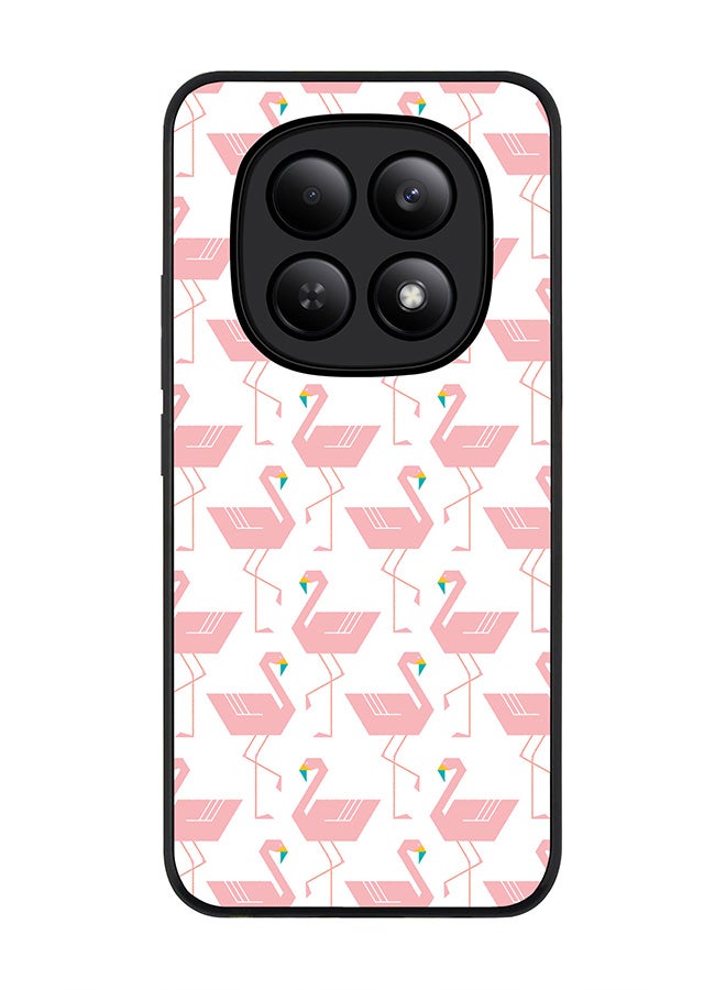 For Xiaomi Redmi Note 15 4G Case,Slim fit Camera Protection, Shockproof Thin Phone cover  - Feminine Flamingos