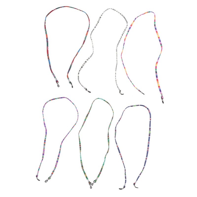 Anti Slip Eyeglasses Straps 6pcs Elastic Glasses Hanging Cord For Sports Daily Use - Image 2