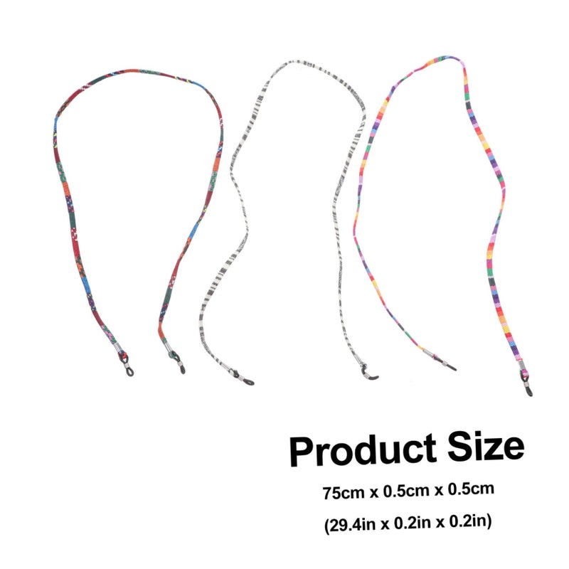 Anti Slip Eyeglasses Straps 6pcs Elastic Glasses Hanging Cord For Sports Daily Use - Image 3