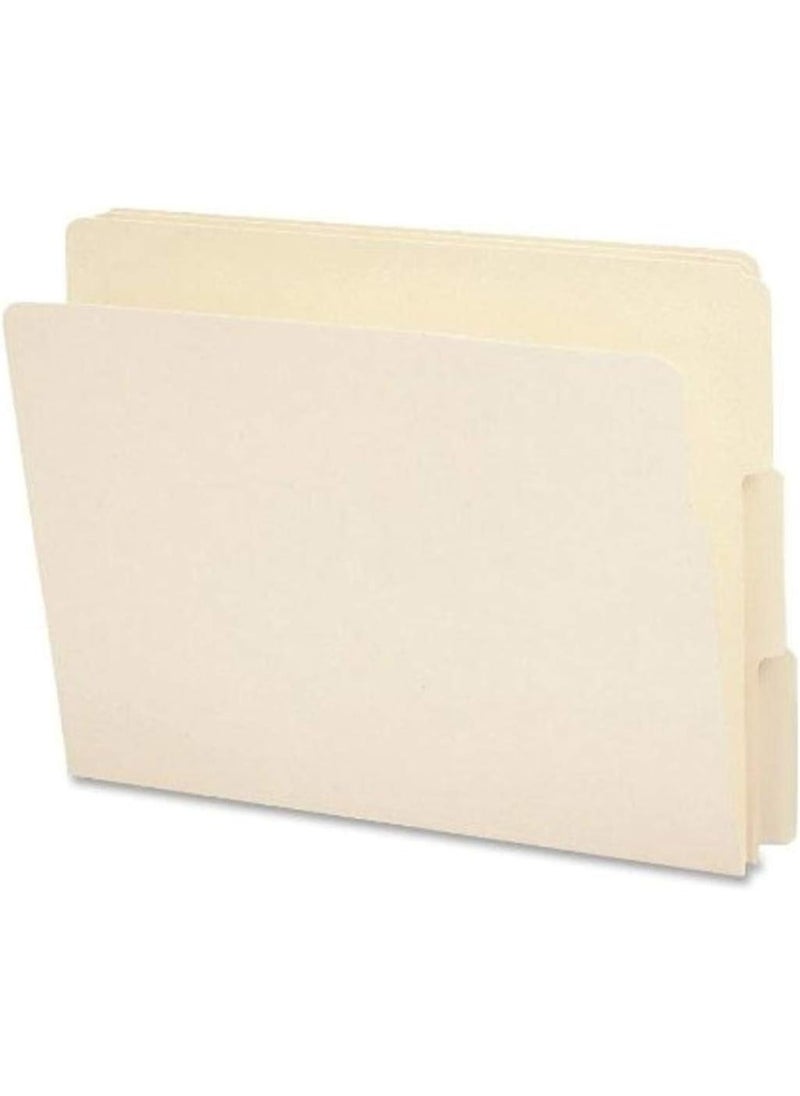 Smead Smead End Tab File Folder, 1/3-Cut Tab, Letter Size, Manila, 100 per Box (24130) 