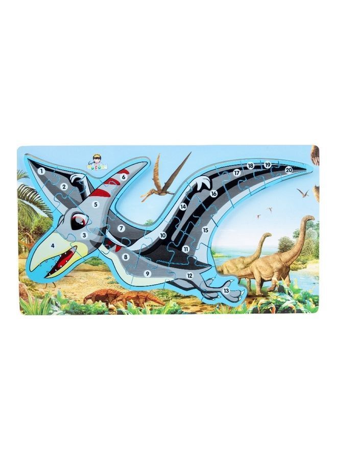 NIBEMINENT Pterosaur Number 3D Dinosaur Jigsaw Puzzle Set