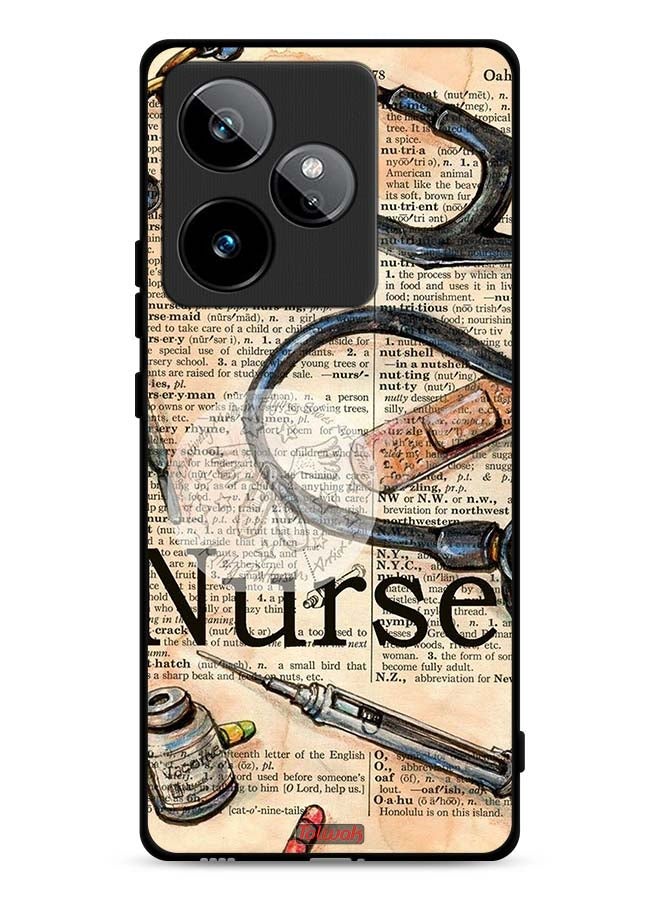Tolwak Realme GT 7T 5G Protective Case Cover Nurse Vintage Tools