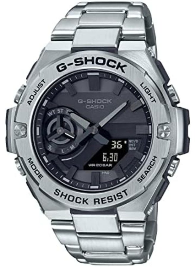 Casio G-Shock Men's Analog-Digital Shock Resistant Stainless Steel Wrist Watch