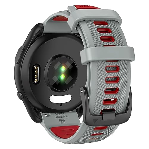OVERSTEP Compatible with Garmin Forerunner 265 Replacement Band, Quick Release 22mm Watch Bands for Forerunner 255, Vivoactive 4, Venu 2, Venu 3 Smart Watch - Image 1