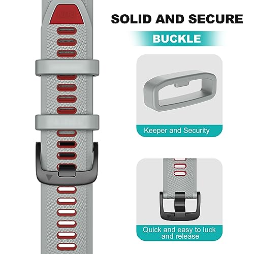 OVERSTEP Compatible with Garmin Forerunner 265 Replacement Band, Quick Release 22mm Watch Bands for Forerunner 255, Vivoactive 4, Venu 2, Venu 3 Smart Watch - Image 4