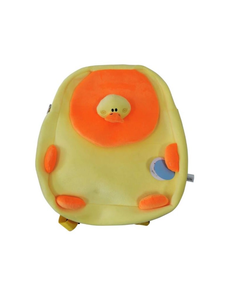 Duck Themed Backpack Yellow 32cm