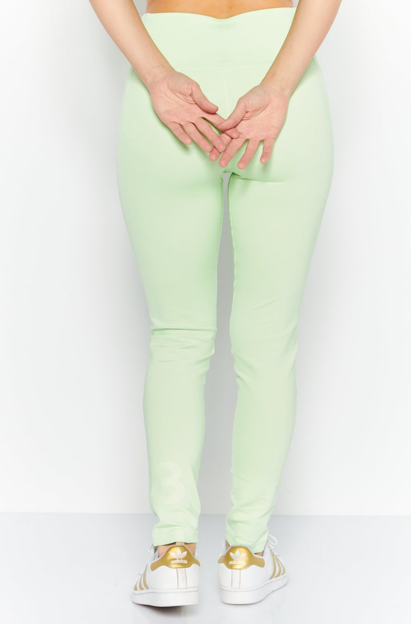 Adidas Adidas Y-3 By Yohji Yamamoto Women Sportswear Fit Training Leggings, Lime Green  - Image 4