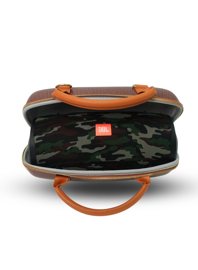Angry Bull Xtreme 3 Speaker Leather Carrying Case – Stylish & Impact-Resistant - Image 3