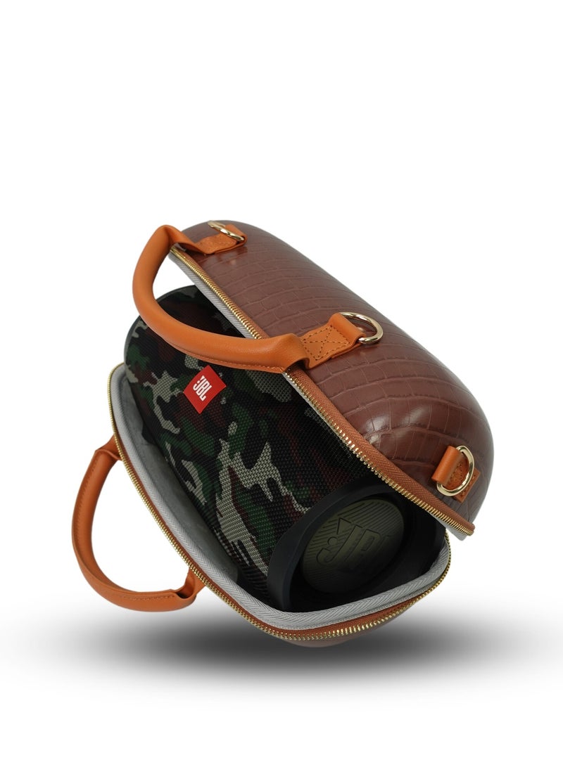 Angry Bull Xtreme 3 Speaker Leather Carrying Case – Stylish & Impact-Resistant - Image 2