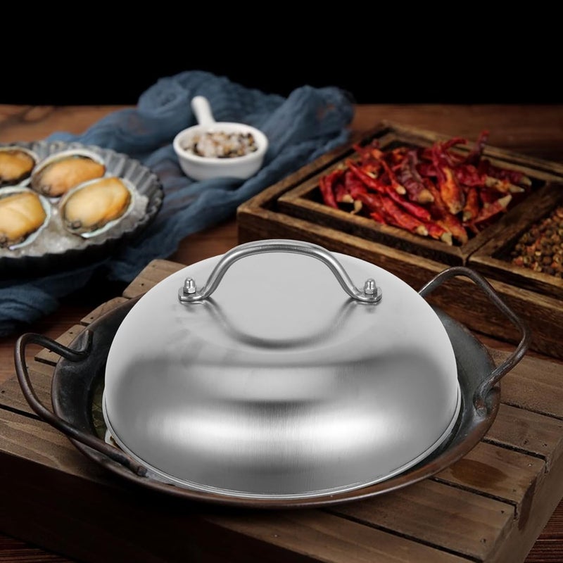 Carefully selected material jojofuny 2pcs 9-inch Stainless Steel Universal Pan Lid round Dome Replacement Pot Cover Thickened Basting Lid for Griddle Cooking and Grilling Global light sturdy raw material Cost effective fine quality Practical experience crafted Light & sturdy Anti topple design Wide range expanded design All user affordable trusted quality Modern versatile shape Field tested quality All budget friendly options Consistent single item quality Simple upgraded construction Market need oriented construction Cross-location transit friendly build Local trackable shipment Affordable fast purchase options Regional central warehouse stock All environment compatible Size-sorted warehouse storage Diverse operating method fit Classic practical design Trendy budget practical design Certified local stock Daily life matching design - Image 5