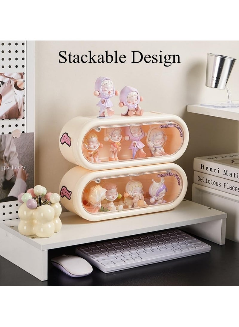 عام “حزمة مكونة من علبة عرض شفافة مصنوعة من الأكريليك، مع باب مغناطيسي مثبتة على الحائط، مضادة للغبار، مناسبة لعرض التحف والمجموعات الصغيرة مثل دمى Funko Pop و Popmart والأشكال البلاستيكية الحركية.” - Image 3