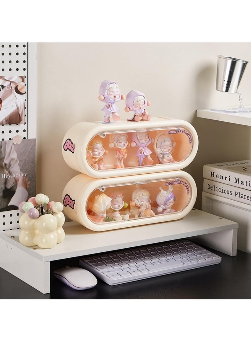 عام “حزمة مكونة من علبة عرض شفافة مصنوعة من الأكريليك، مع باب مغناطيسي مثبتة على الحائط، مضادة للغبار، مناسبة لعرض التحف والمجموعات الصغيرة مثل دمى Funko Pop و Popmart والأشكال البلاستيكية الحركية.” - Image 1