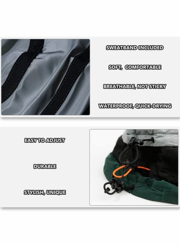 قبعة بانيلي نايلون قابلة للتعديل للأنشطة الخارجية قبعة شاحنة عتيقة للركض والتخييم - Image 3