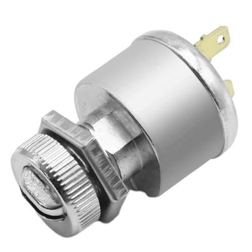 EATAKWARD 17421G1 Ignition Switch w/Key Replacement for EZGO Electric Golf Cart 2 Prong 4 Key Free Terminals Carabiner Golf Cart Starter Switch Ignition Key Switch - Image 2