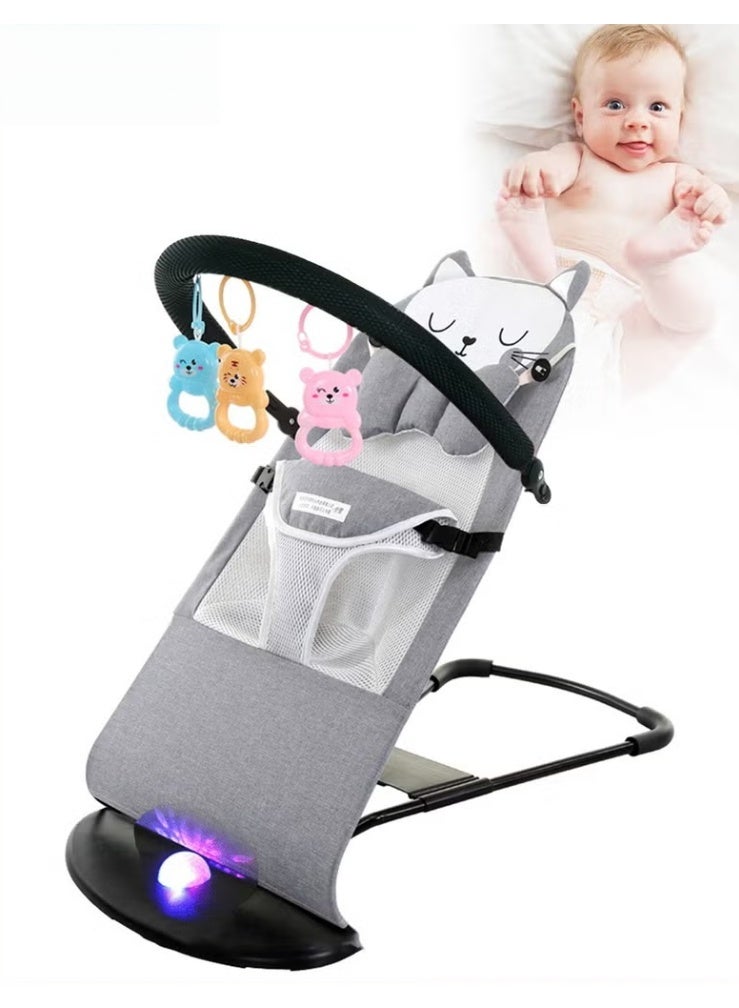 هوكور قائمة المنتجات ذات الصلة Baby Bouncer, الرضع روكر, محمول كرسي أرجحة الطفل, مقعد Bouncer دائم, الرضع هزة Bouncer للأطفال, مع 3 نقطة تسخير, 4 الارتفاع قابل للتعديل, المساجد شبكة, رف لعبة - Image 1