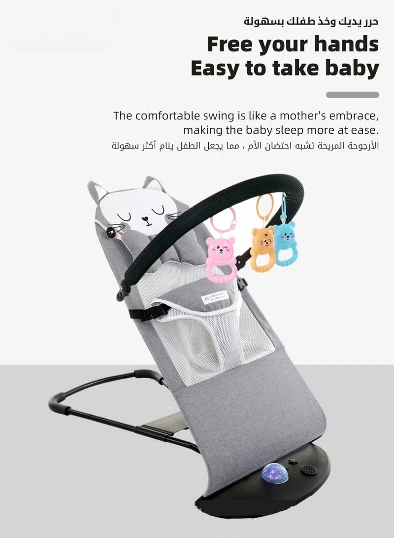 هوكور قائمة المنتجات ذات الصلة Baby Bouncer, الرضع روكر, محمول كرسي أرجحة الطفل, مقعد Bouncer دائم, الرضع هزة Bouncer للأطفال, مع 3 نقطة تسخير, 4 الارتفاع قابل للتعديل, المساجد شبكة, رف لعبة - Image 2