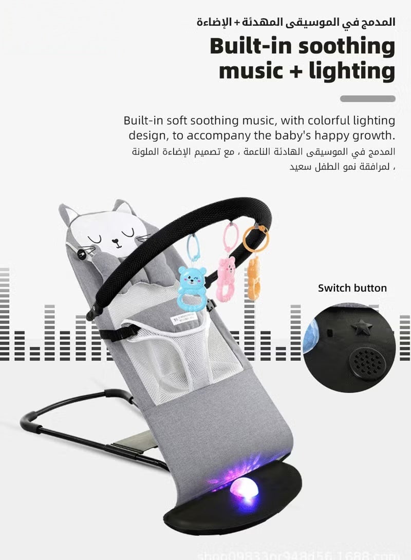 هوكور قائمة المنتجات ذات الصلة Baby Bouncer, الرضع روكر, محمول كرسي أرجحة الطفل, مقعد Bouncer دائم, الرضع هزة Bouncer للأطفال, مع 3 نقطة تسخير, 4 الارتفاع قابل للتعديل, المساجد شبكة, رف لعبة - Image 4