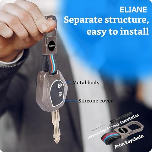 Eliane Car Accessories Key Cover Compitable for Suzuki Swift Ertiga Wagonr Celerio Swift Dzire Alto Fronx Breza S Presso Ignis 2 Button Remote Key Metal - Image 4