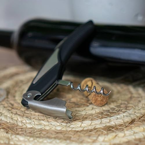 Prostuff.in® All-in-One Corkscrew Wine Bottle Opener with Built-in Foil Cutter Professional Stainless Steel Plastic Handle Opener for Sodas, Cold Drinks & Beer, Bartools Bottle Multicolor 1 Pcs - Image 5