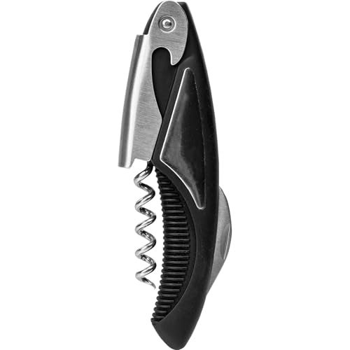 Prostuff.in® All-in-One Corkscrew Wine Bottle Opener with Built-in Foil Cutter Professional Stainless Steel Plastic Handle Opener for Sodas, Cold Drinks & Beer, Bartools Bottle Multicolor 1 Pcs - Image 1