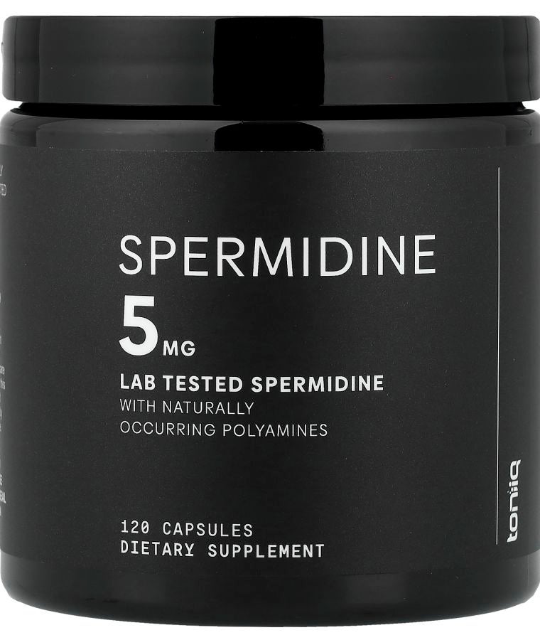 Toniiq Spermidine 120 Capsules (2.5 mg per Capsule)