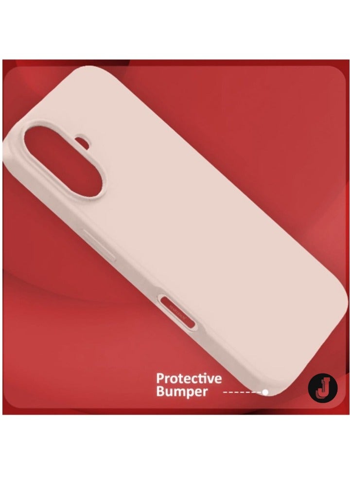 JAJEEK Liquid Silicone Case for iPhone 16 – Ultra Slim Design with Soft Anti-Scratch Microfiber Lining & Drop Protection - Image 3