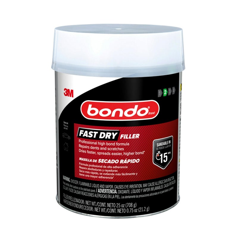 Bondo بوندو 3M حشو سريع الجفاف محترف (كوارتر) - Image 4