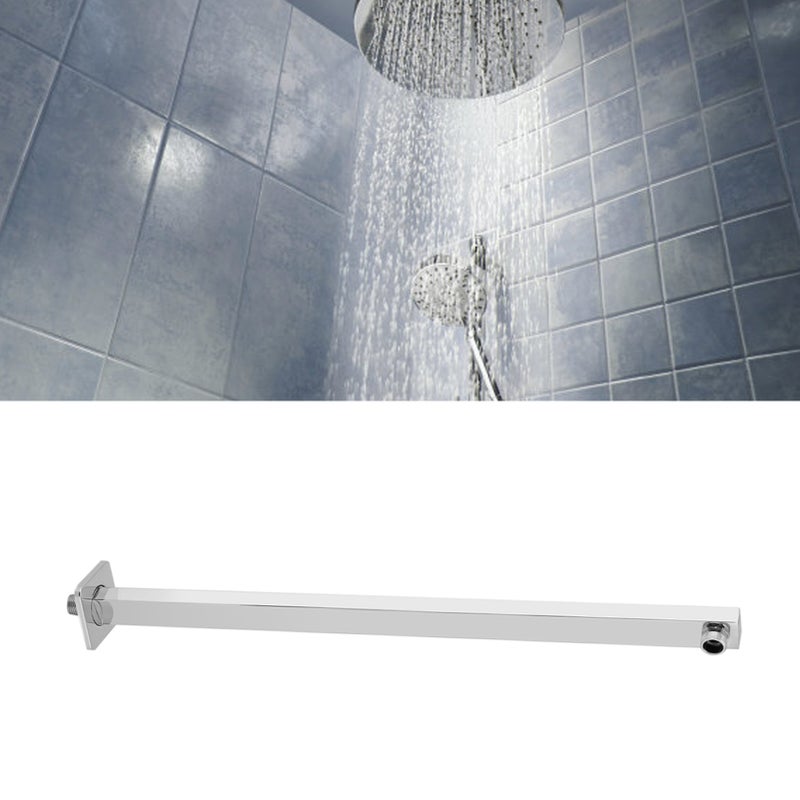 60cm Stainless Steel Construction Wall Mounted Shower Extension Arm Bathroom Attachment - Image 3