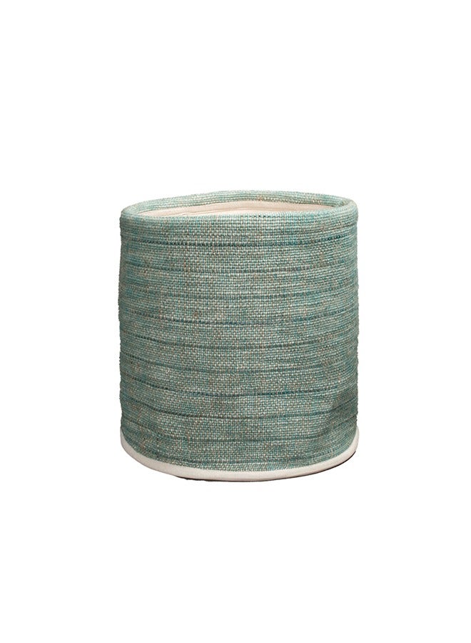 N & H Eco Friendly Handmade Cotton Fabric Planter Pots for Home Décor, Indoor Balcony, Living Room, Bedroom (Pista Green)  - Image 5