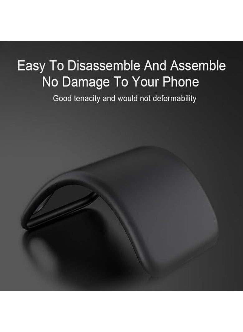 Motorola Moto G75 Case Cover Rubberised Matte Soft Silicone TPU with Camera Protection Flexible Back Case Cover for Moto G75 Black - Image 2