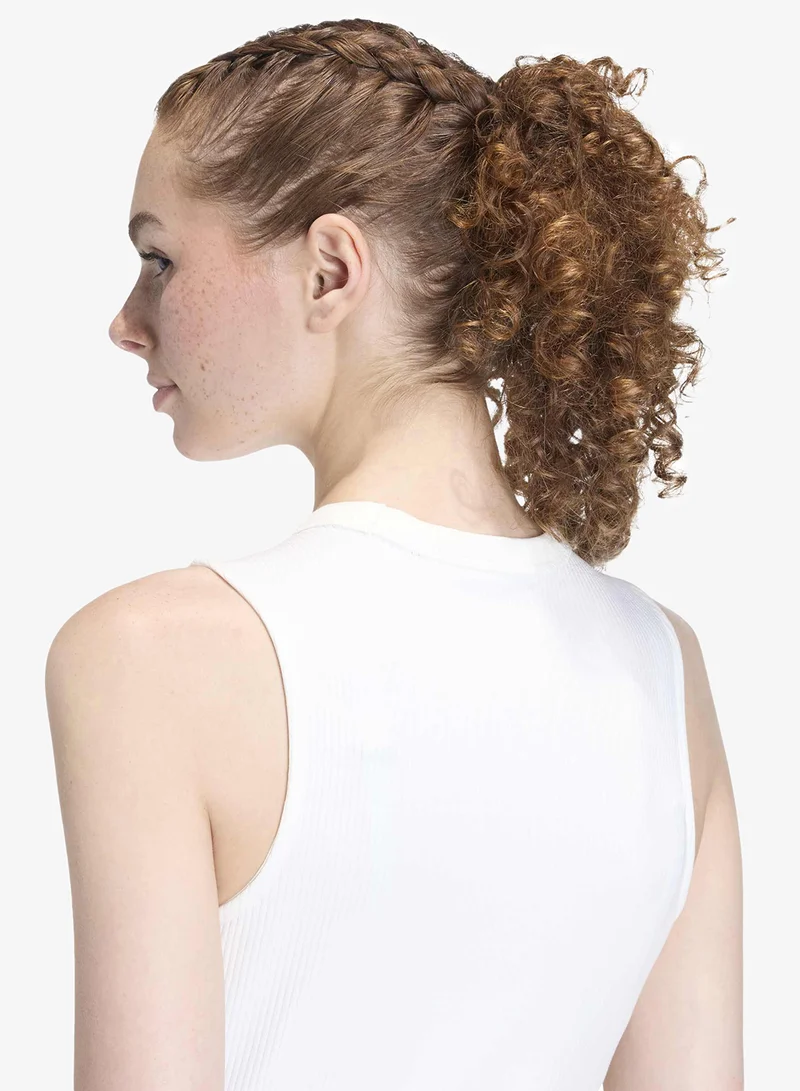 Adidas white All Szn Rib Dress for Women | Best Price UAE