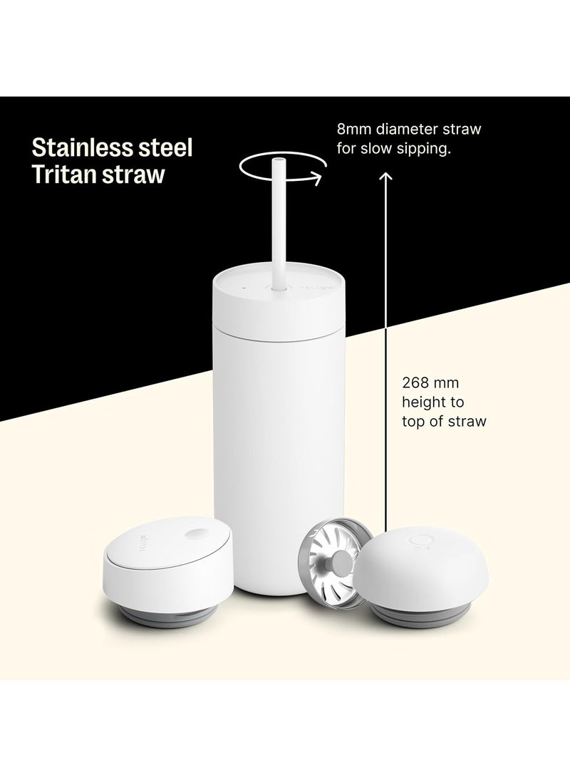 Storm All in One 455ml Travel Coffee Mug Bundle with Multiple Lids and Straw for Hot and Cold Drinks - Image 3