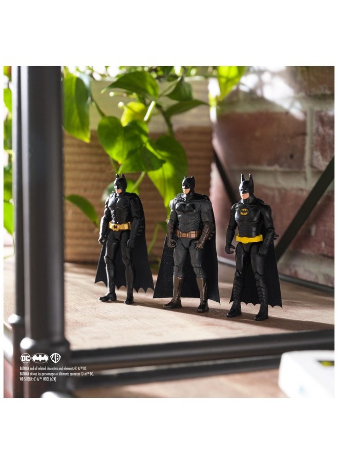 DC Comics - , Batman 85Th Special Edition Batman Action Figures 3-Pack, 4-Inch, 85Th Anniversary Collectible Kids Toys For Boys And Girls Ages 3 And Up - Image 1