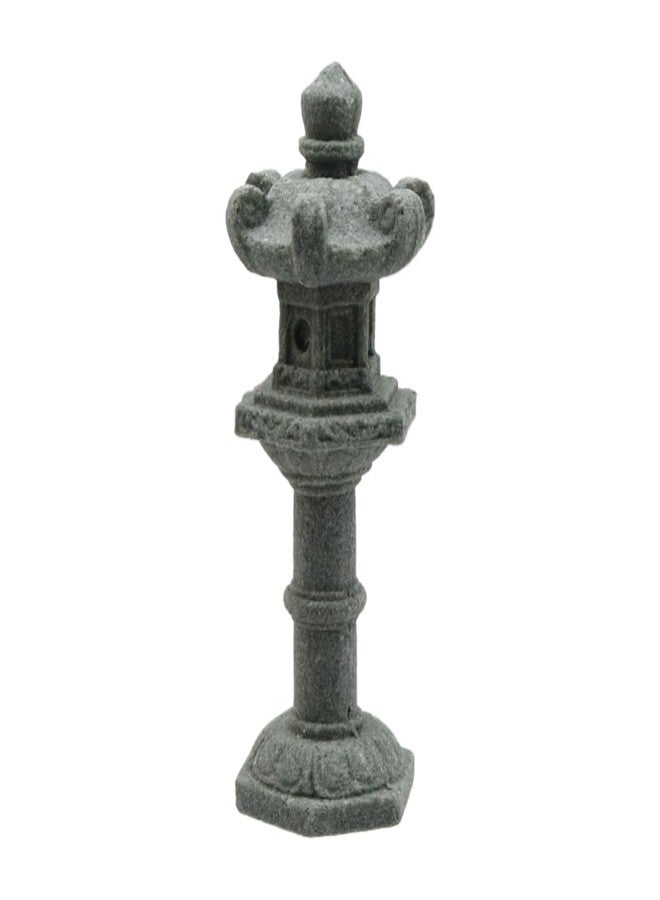 Tsnamay مجموعة تسناماي من 5 قطع، تماثيل باغودا يابانية حجرية مصغرة بأحجام تتراوح من 1.77 بوصة إلى 2.6 بوصة، ديكور آسيوي لأحواض السمك - Image 3