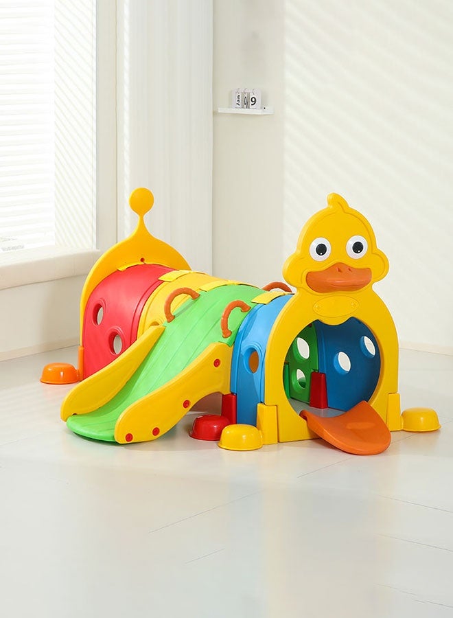 JSAITOYS Yellow Duck Themed Children's Play Set (Slide + Tunnel)-SIT11902 - Image 1
