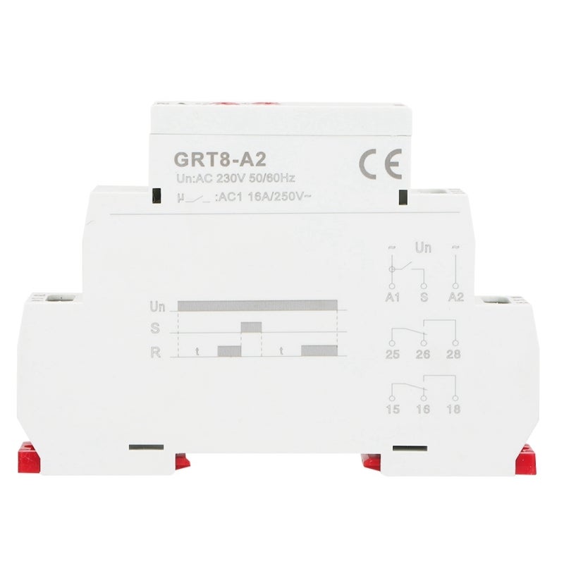GEYA Time Relay 0.1s-10 Days Delay AC/DC 12-240V - LED Indicator Knob Setting 2 Modes for Pump Fan Delay Disconnect - Image 1