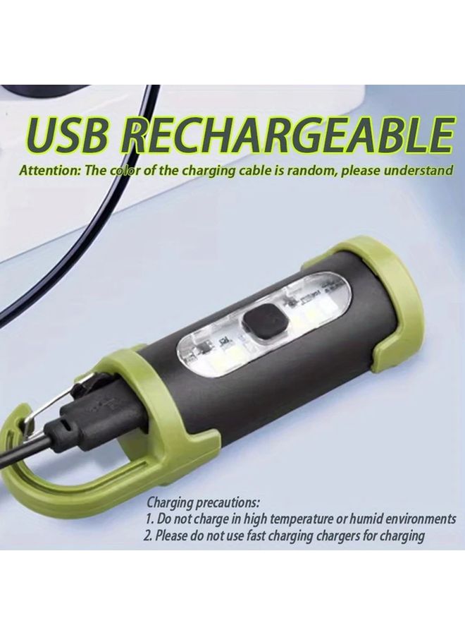 USB Rechargeable Mini LED Work Light 1pc Multiple Modes Portable For Hiking Fishing Running - Image 5