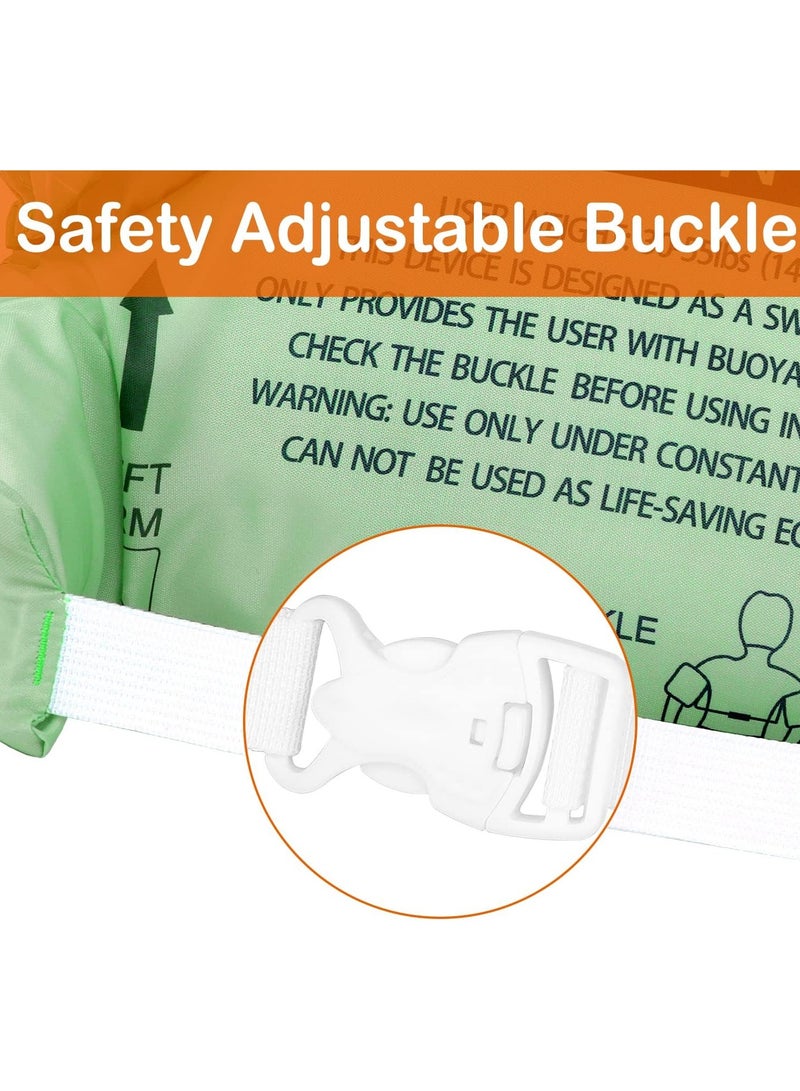 SOLARAE Toddler Swim Vest Baby Swim Jacket Float Swimming Float Vest Infant Pool Floaties for Swimming Aid Boys Girls Learn to Swim Green Dinosaur - Image 4