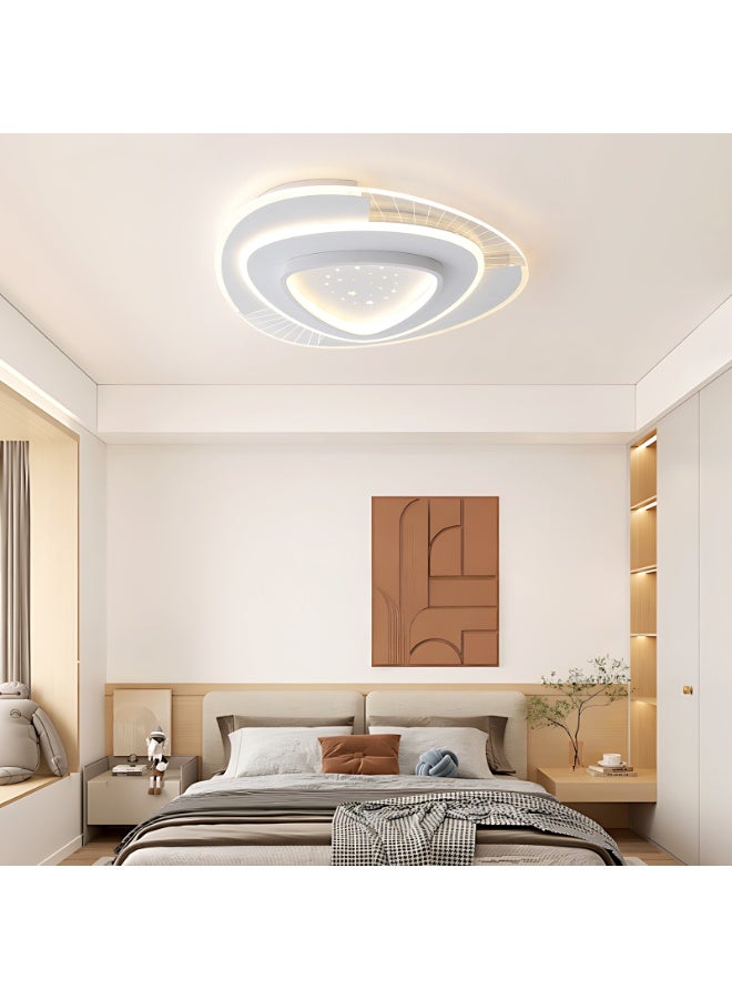 YATAI LIGHTING Modern LED Ceiling Light, 100W Adjustable Brightness, 3000K-6000K Three-Color Dimming, Built-In LED White Fixture for Bedroom, Dining Room & Living Spaces - Image 5
