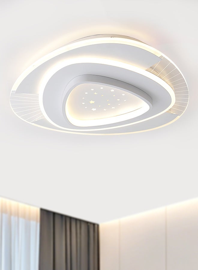 YATAI LIGHTING Modern LED Ceiling Light, 100W Adjustable Brightness, 3000K-6000K Three-Color Dimming, Built-In LED White Fixture for Bedroom, Dining Room & Living Spaces - Image 1
