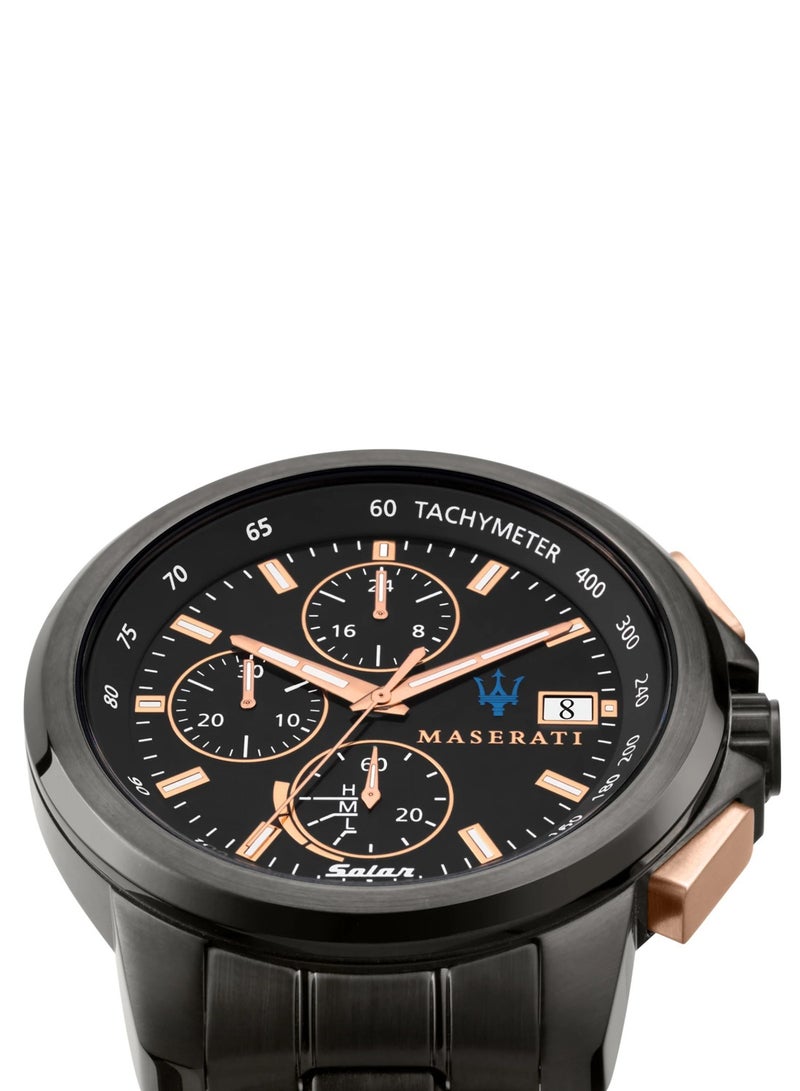Maserati ساعة Successo Chrono Solar Edition للرجال من الفولاذ المقاوم للصدأ R8873645001 - 44 مم - Image 5
