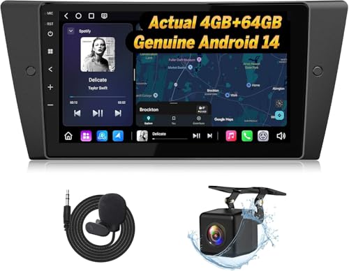 Eonon 464GB Car Stereo 9 CarPlay Car Radio for BMW 3 Series 20052013E90E91E92E93 Android Auto Touchscreen Car Stereo Bluetooth54 DSPAMFM SWCE90X7 Upgrade - Image 1
