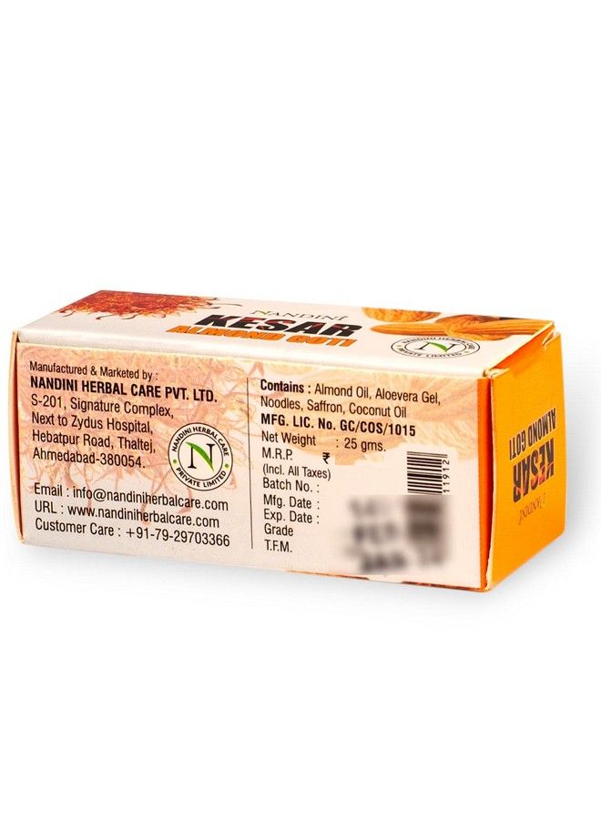 Nandini Kesar & Almond Goti Facial Soap For Man & Women 25G. (Pack Of 10) - Image 4