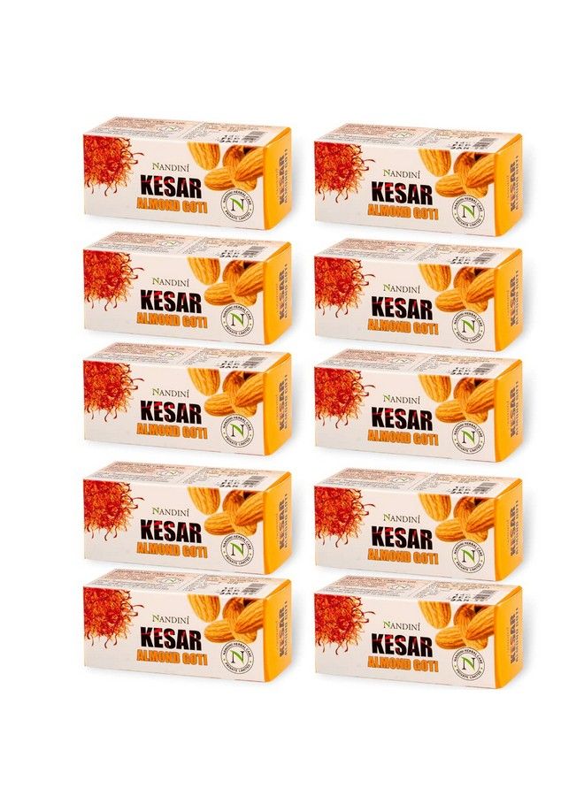Nandini Kesar & Almond Goti Facial Soap For Man & Women 25G. (Pack Of 10) - Image 2