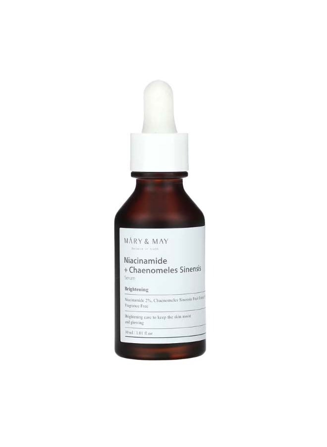 MARY & MAY Niacinamide  Chaenomeles Sinensis Serum 1.01 fl oz 30 ml  - Image 1