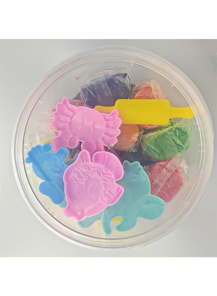 Play Dough Set for Kids Bright Colors and Shaping Tools Multi Color Play Dough with Tools Ideal for Kids' Activities 1 kg  - Image 2