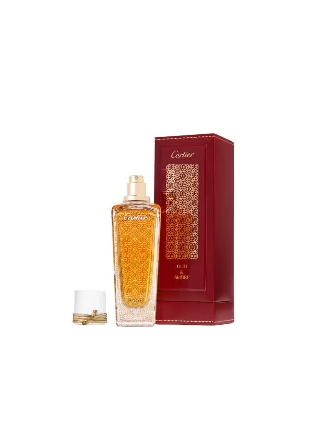 LA Cartier Oud & Amber Perfume 75ml - Image 2