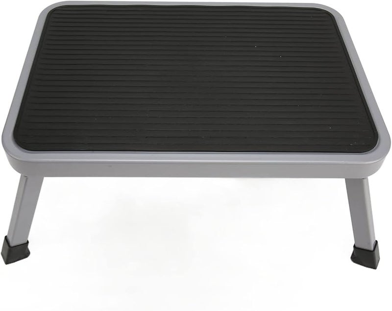 BRRNOO Alloy Folding Step Stool Heavy Duty Sturdy with Handle and Rubber Feet for Kids Adults - Image 1