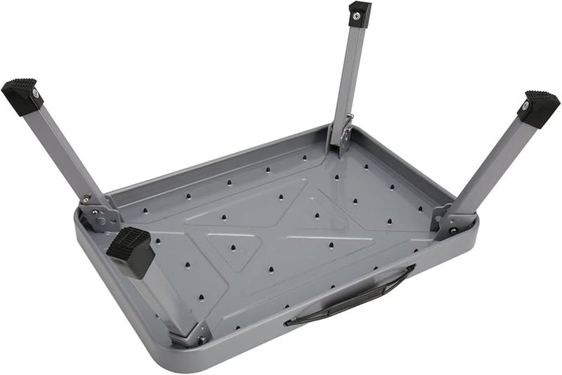 BRRNOO Alloy Folding Step Stool Heavy Duty Sturdy with Handle and Rubber Feet for Kids Adults - Image 4