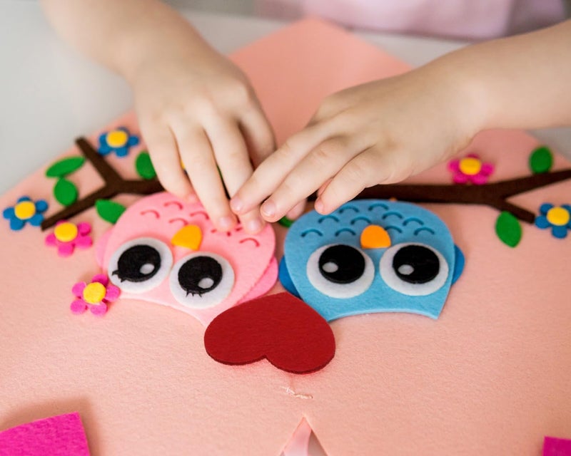 Haoser 50 Pcs Felt Heart Cutouts – 2 Inch Valentine’s Day Decorations for Crafts, Wedding, Scrapbooking, Sewing, DIY Embellishment - Image 5